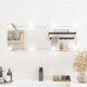 Vidaxl -Wandspiegel mit LEDs rechteckig 30 x 80 cm Glas