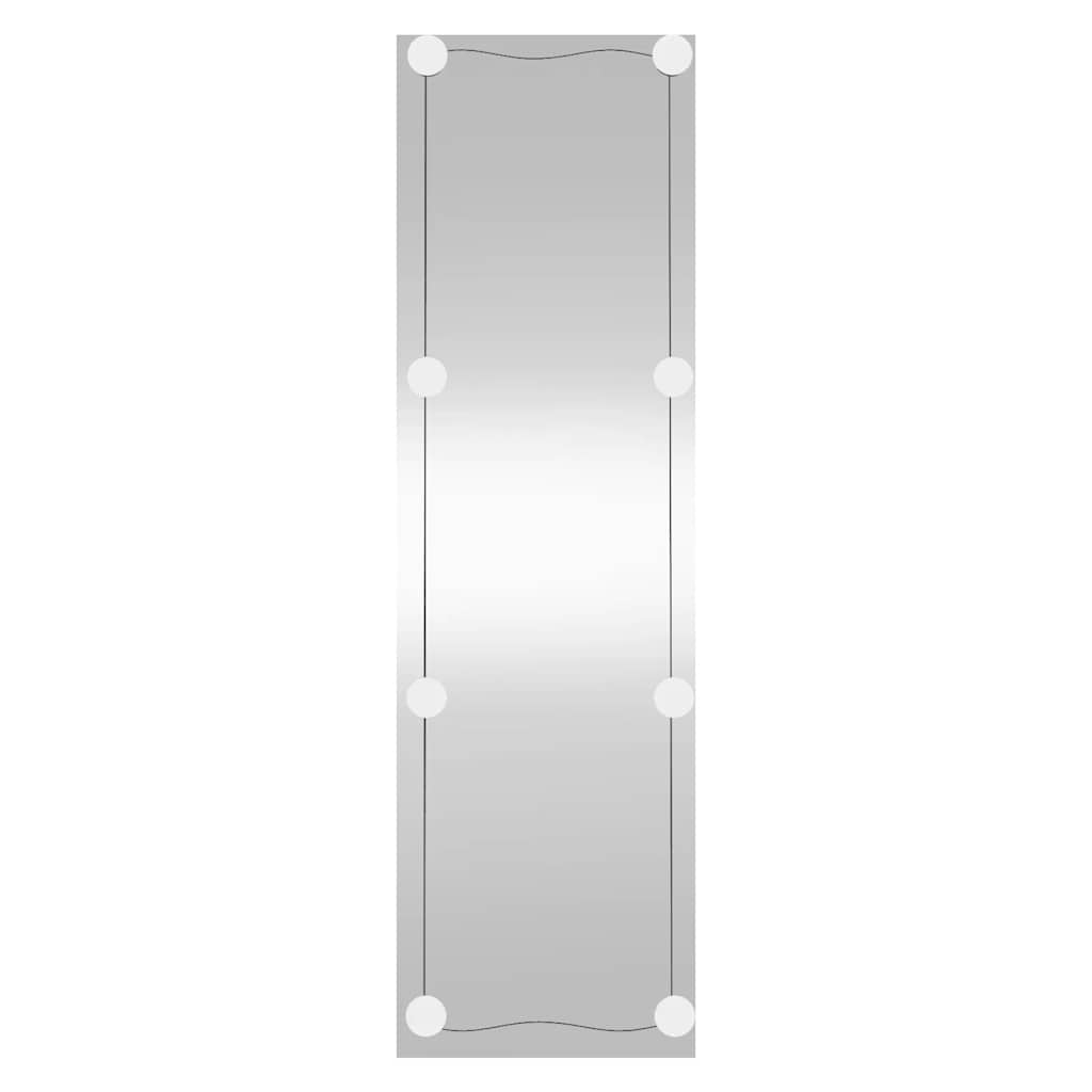 Vidaxl -Wandspiegel mit LEDs rechteckig 30x100 cm Glas