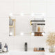 Vidaxl -Wandspiegel mit LEDs rechteckig 40 x 60 cm Glas
