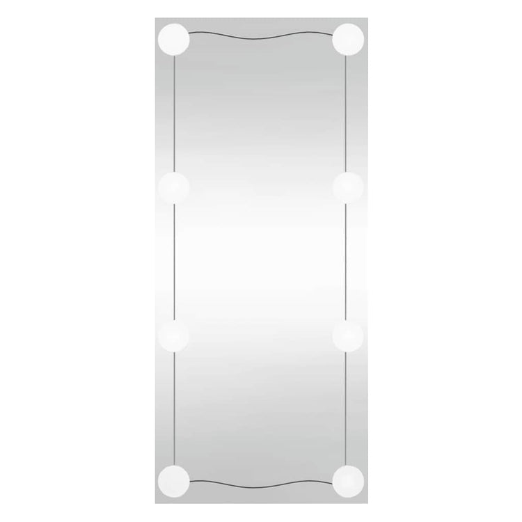 Vidaxl Wandspiegel mit LEDs rechteckig 40 x 80 cm Glas