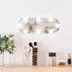 Vidaxl -Wandspiegel mit LEDs oval 15 x 40 cm Glas