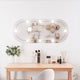 Vidaxl -Wandspiegel mit LEDs oval 25 x 60 cm Glas