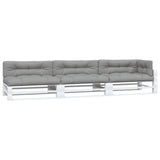 Vidaxl Palettenkissen 7 St. Stoff grau - afbeelding 3