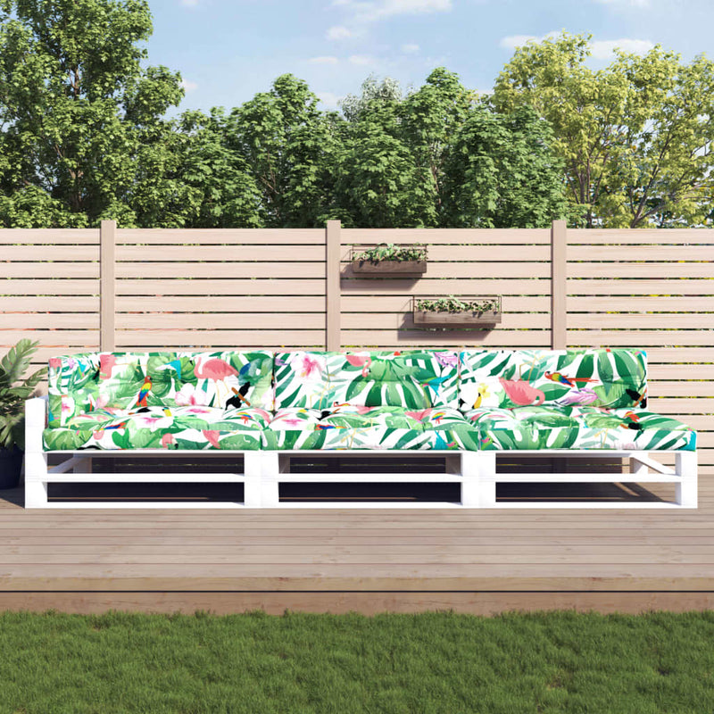 VIDAXL -Palettenkissen 7 ST Fabric Multi -Deled