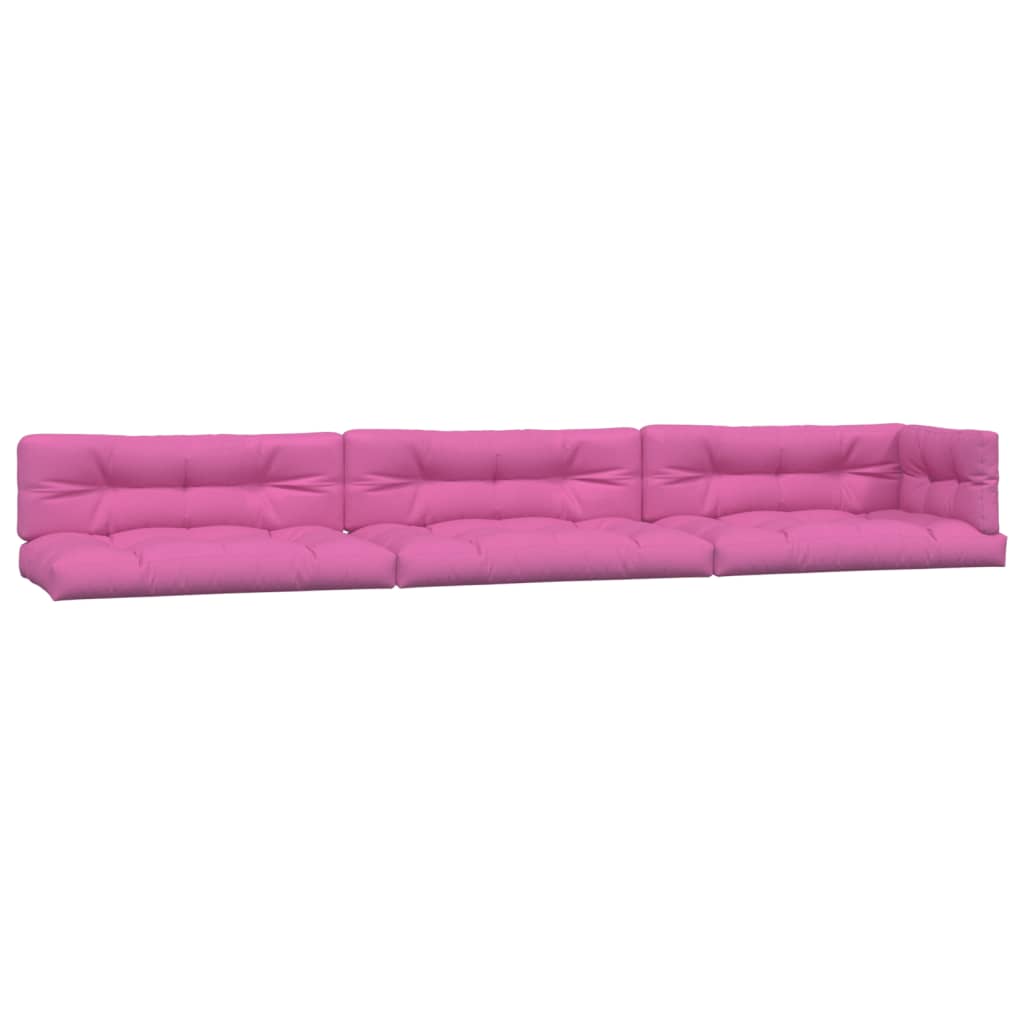 Vidaxl Palettenkissen 7 St. Stoff rosa