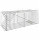 VIDAXL -Tierfalle 64.5x25x26,5 cm verzinktes Bügeleisen