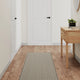 Vidaxl Teppichläufer 50x150 cm Sisal-Look Taupe