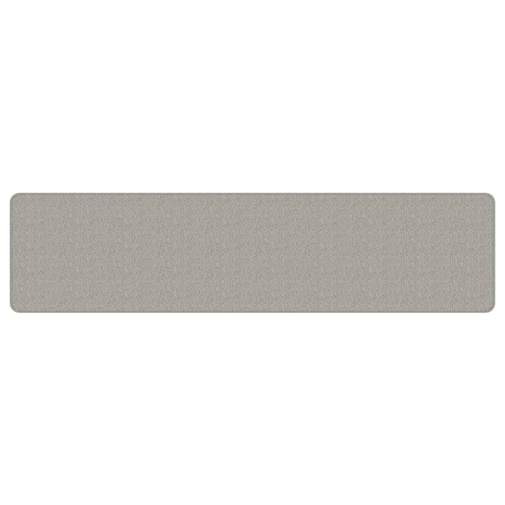 Vidaxl Teppichläufer 50x200 cm Sisal-Look Taupe
