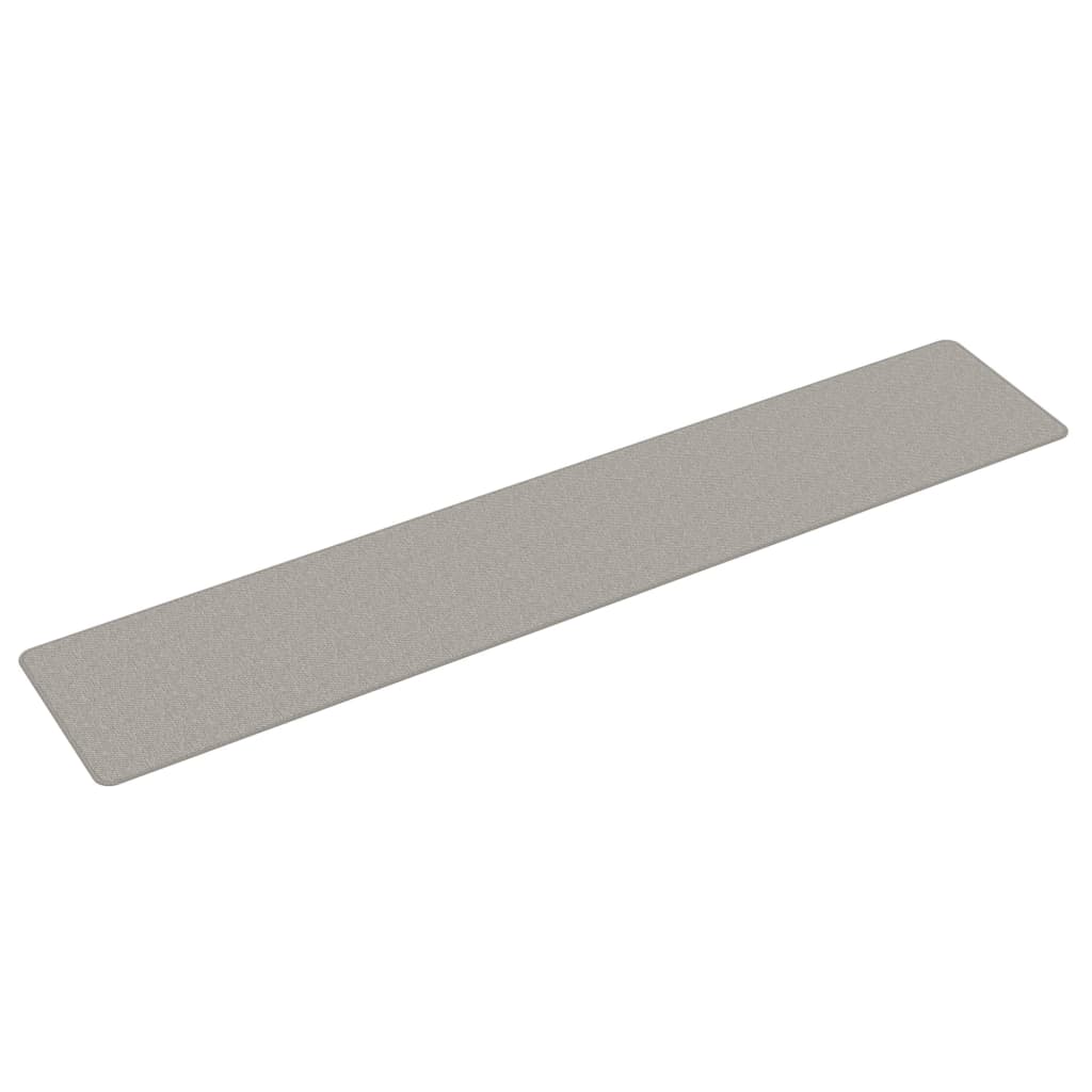 Vidaxl Teppichläufer 50x250 cm Sisal-Look Taupe
