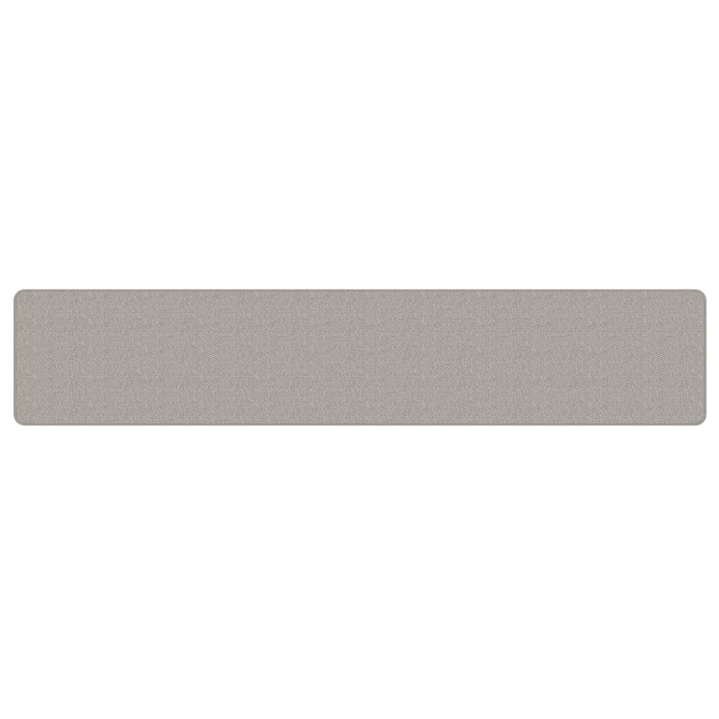 Vidaxl Teppichläufer 50x250 cm Sisal-Look Taupe