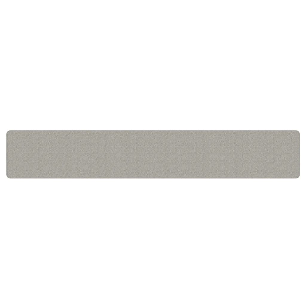 Vidaxl Teppichläufer 50x300 cm Sisal-Look Taupe