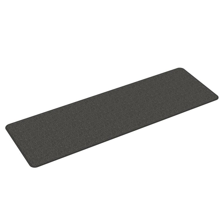 Vidaxl Teppichläufer 50x150 cm Sisal-Look Anthrazitfarben