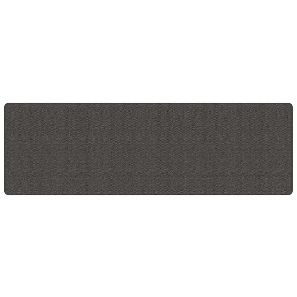 Vidaxl Teppich Runner 80x250 cm Sisal-Look Anthracitfarben