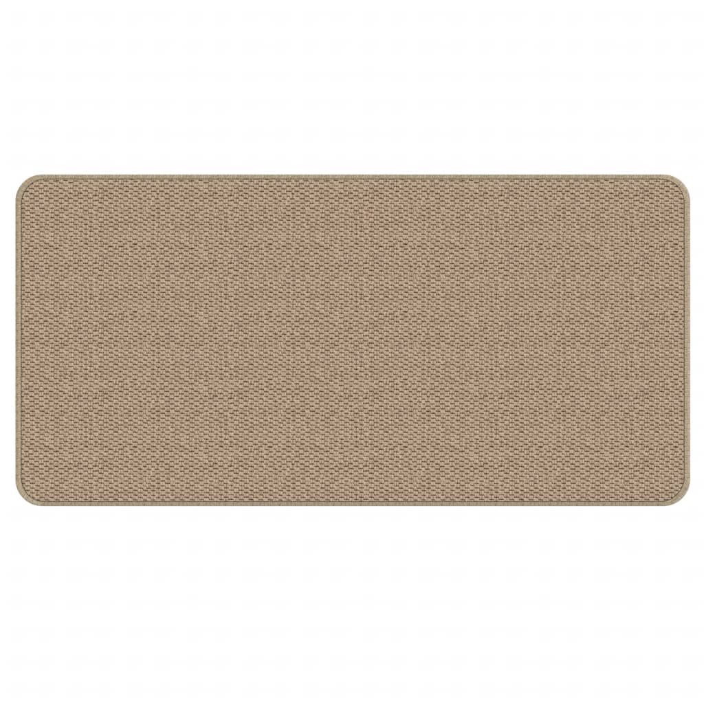 Vidaxl Teppichläufer 50x100 cm Sisal Look sandfarben