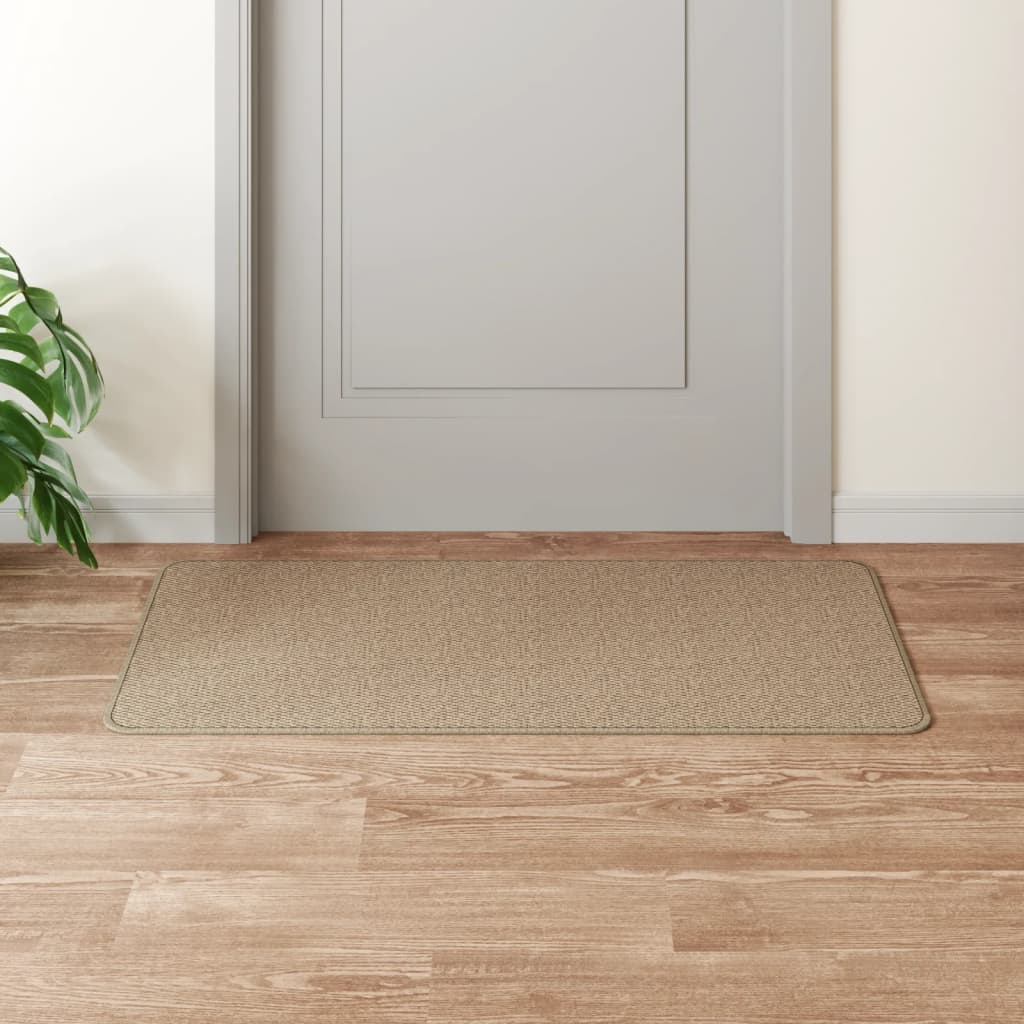 Vidaxl Teppichläufer 50x100 cm Sisal Look sandfarben