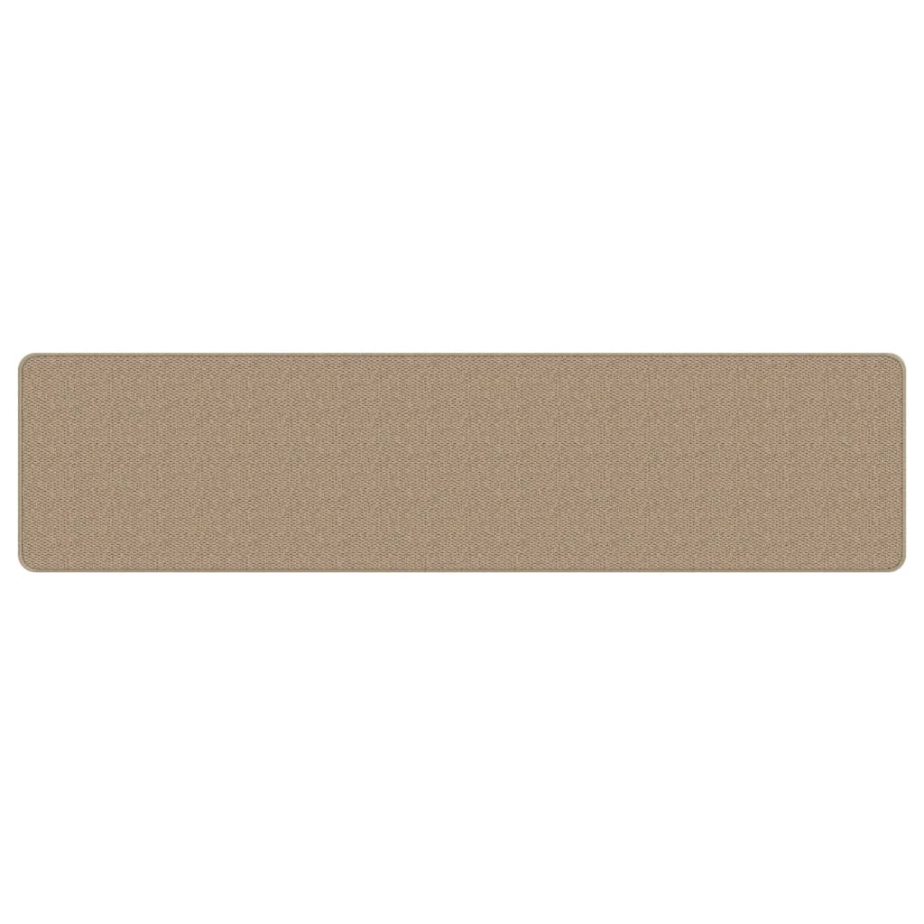 Vidaxl Teppichläufer 50x200 cm Sisal Look Sandfarben