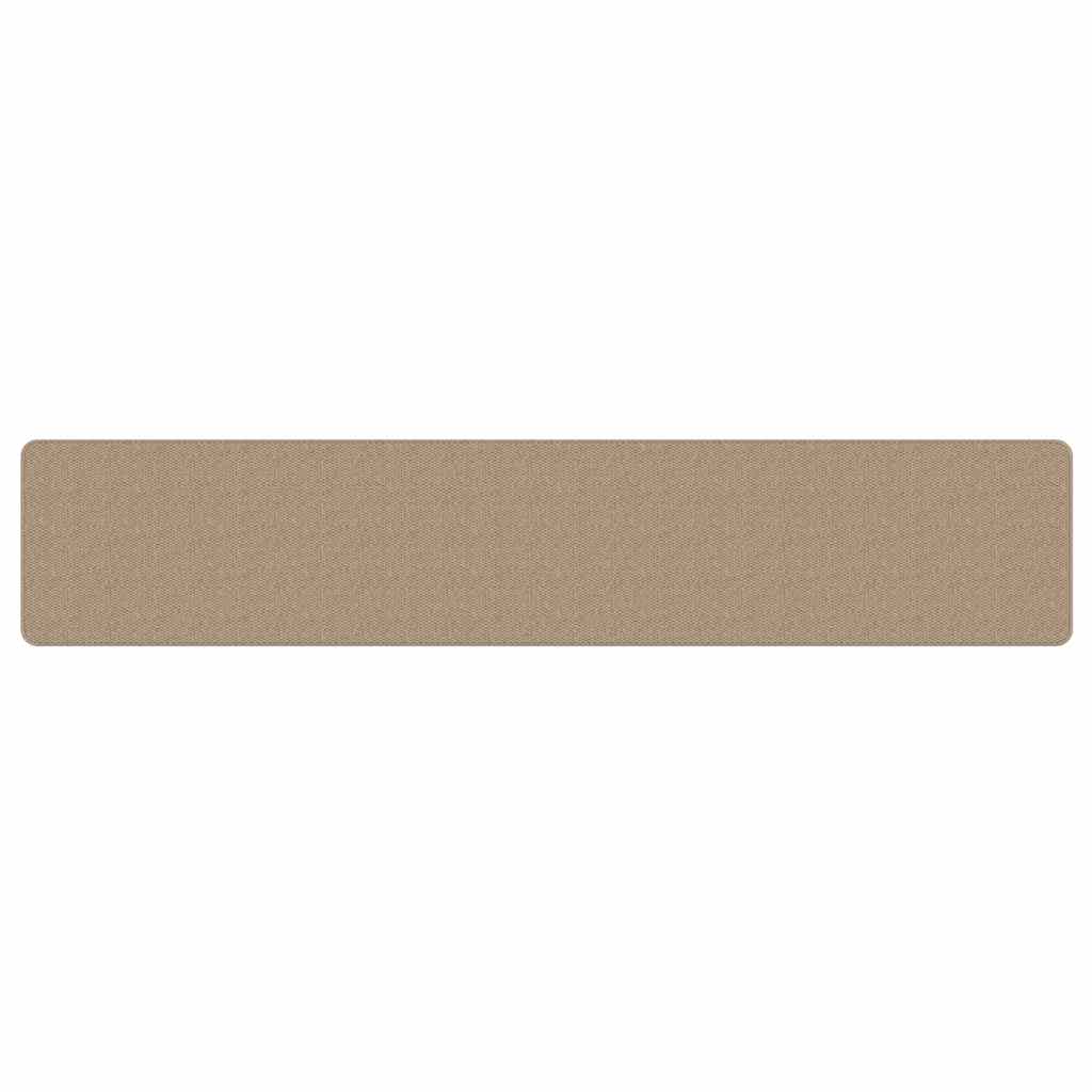 Vidaxl Teppichläufer 50x250 cm Sisal Look Sandfarben
