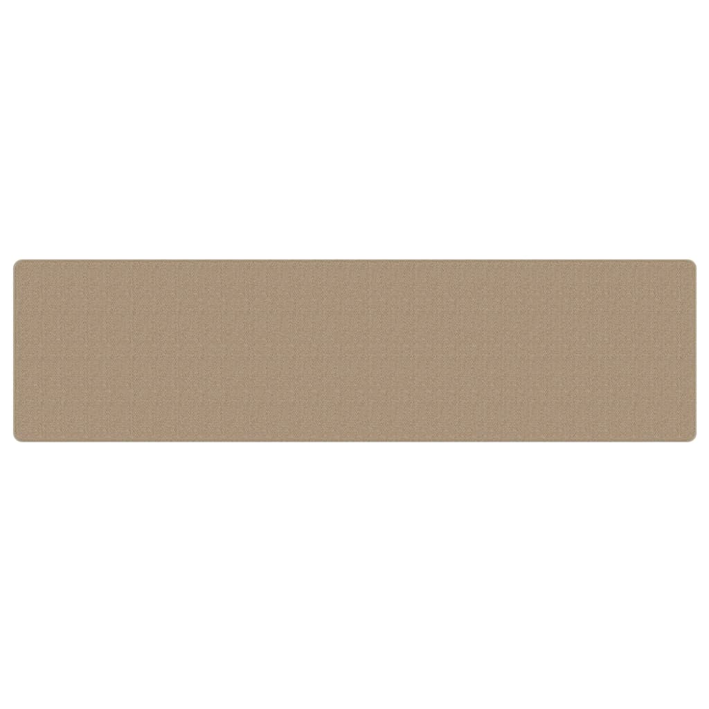 Vidaxl Teppich Runner 80x300 cm Sisal Look sandfarben