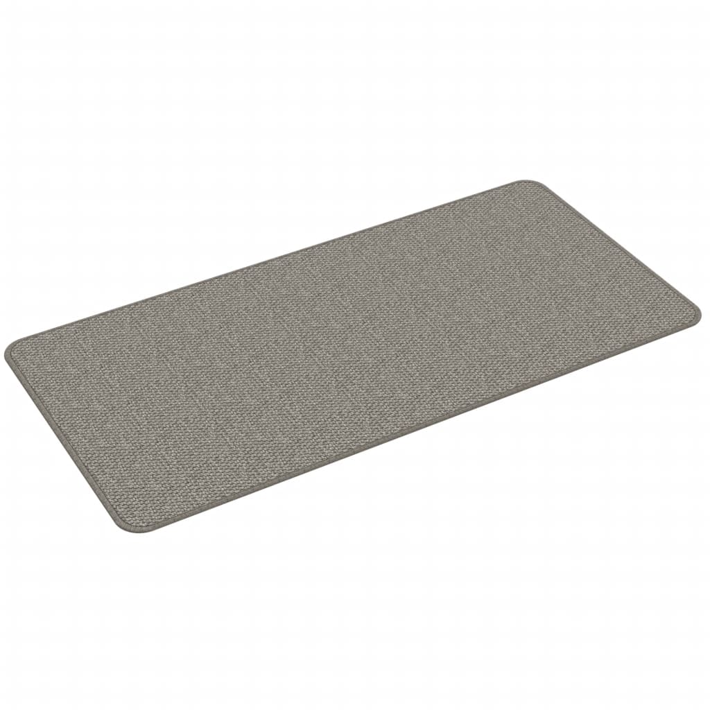 Vidaxl Teppich Runner 50x100 cm Sisal Look Silberfarbe