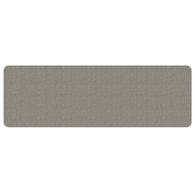 Vidaxl Teppichläufer 50x150 cm Sisal Look Silberfarbe