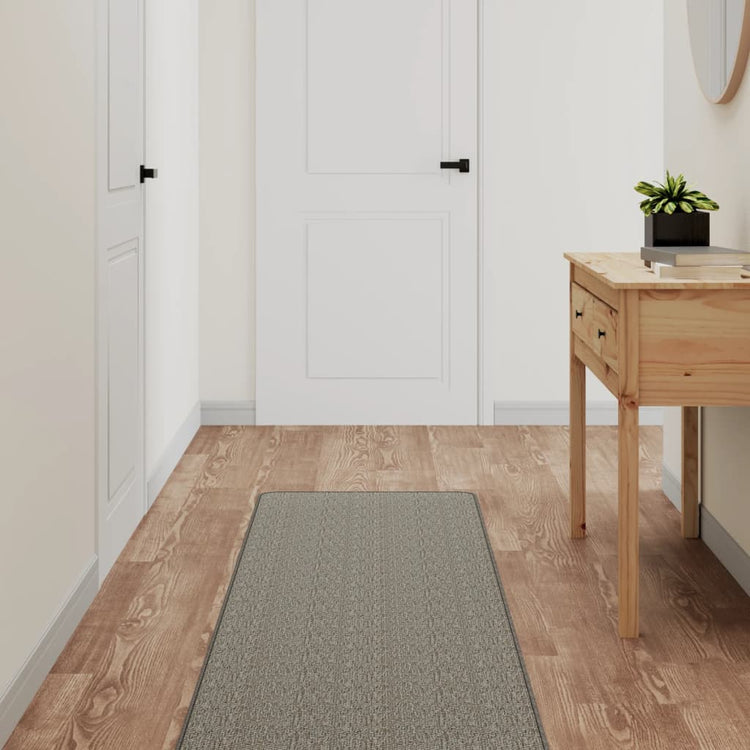 Vidaxl Teppichläufer 50x150 cm Sisal Look Silberfarbe