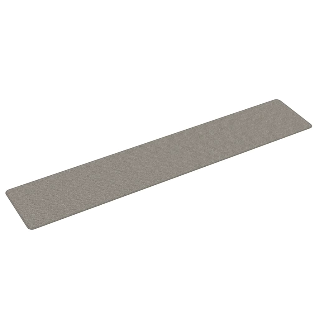 Vidaxl Teppich Runner 50x250 cm Sisal Look Silberfarbe
