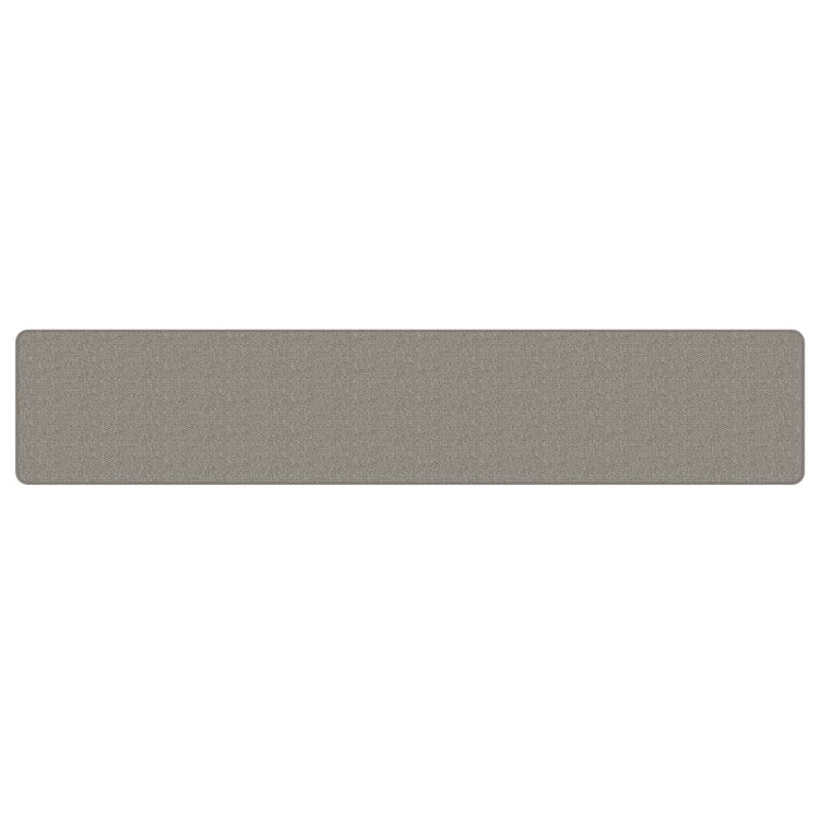 Vidaxl Teppich Runner 50x250 cm Sisal Look Silberfarbe