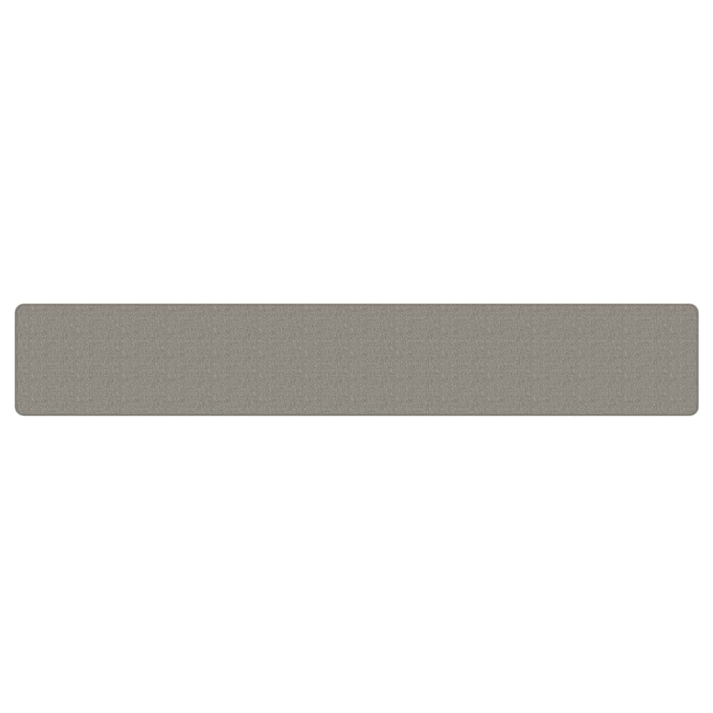 Vidaxl Teppichläufer 50x300 cm Sisal Look Silberfarbe