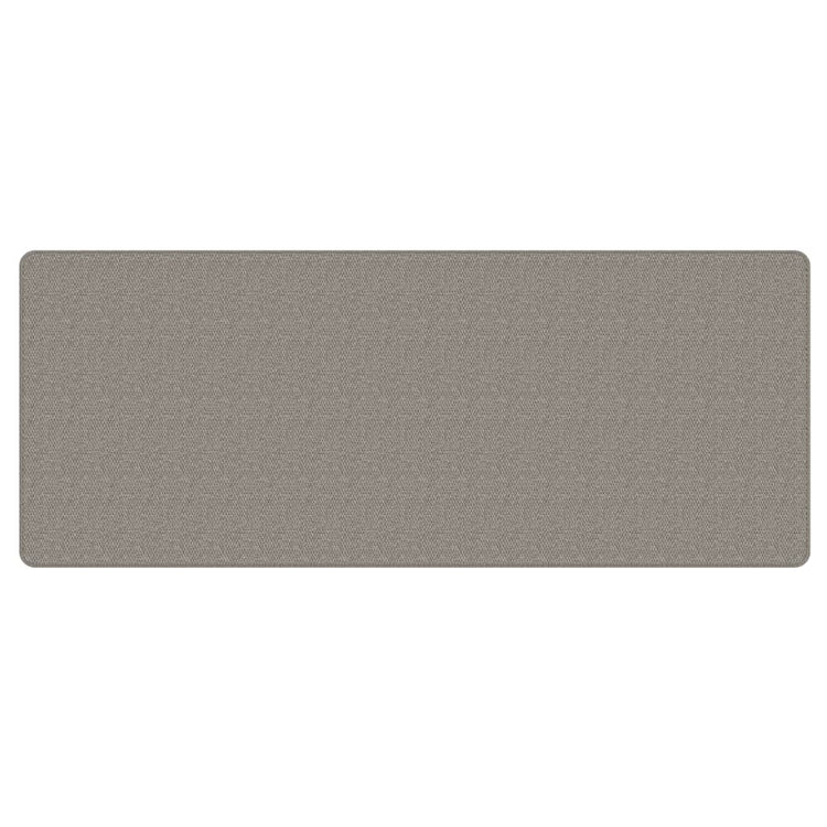 Vidaxl Teppich Runner 80x200 cm Sisal Look Silberfarbe