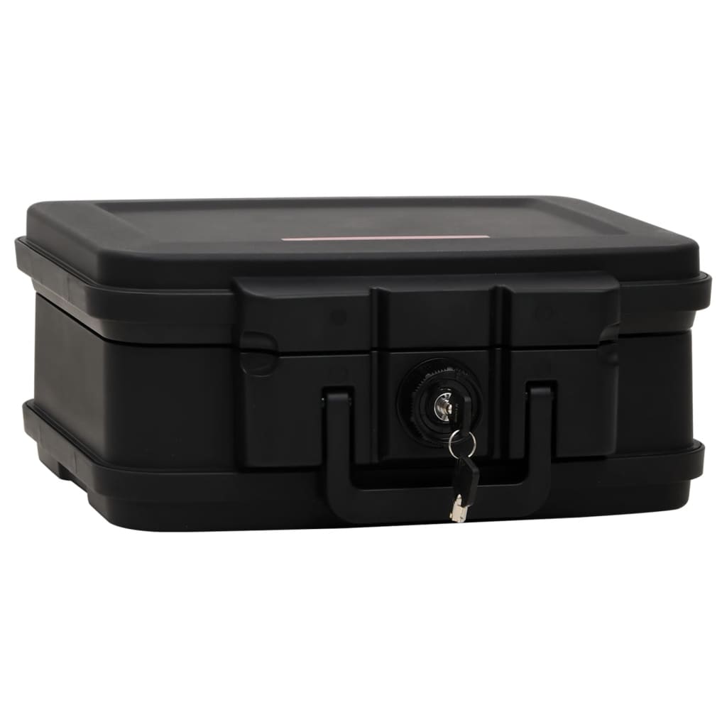 Vidaxl Safe 38x32.5x16,5 cm Schwarz