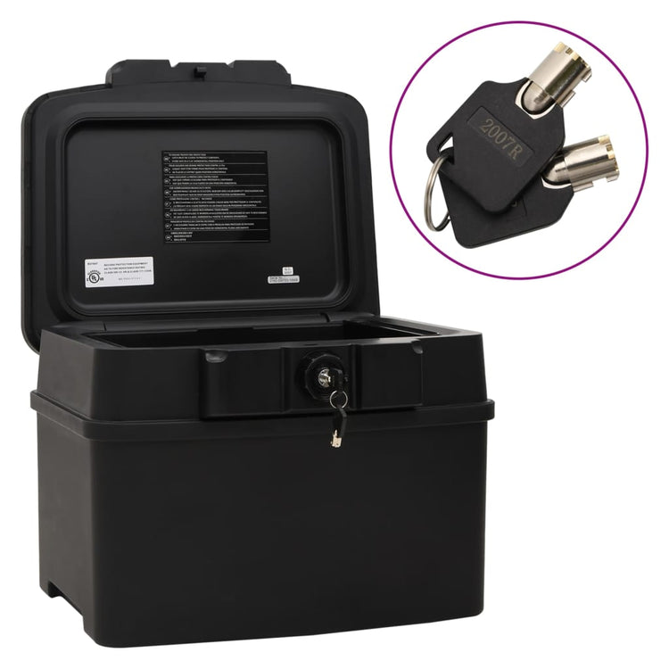 Vidaxl Safe 44x37x34 cm schwarz