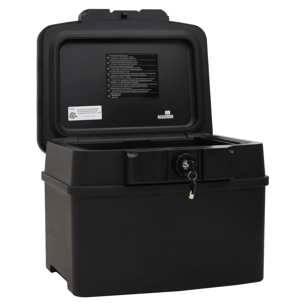 Vidaxl Safe 44x37x34 cm schwarz