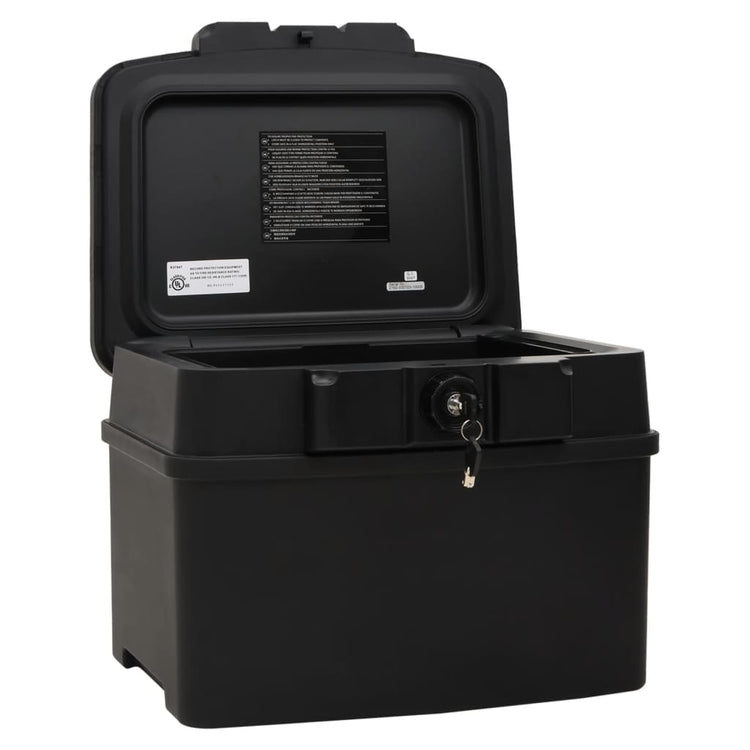 Vidaxl Safe 44x37x34 cm schwarz