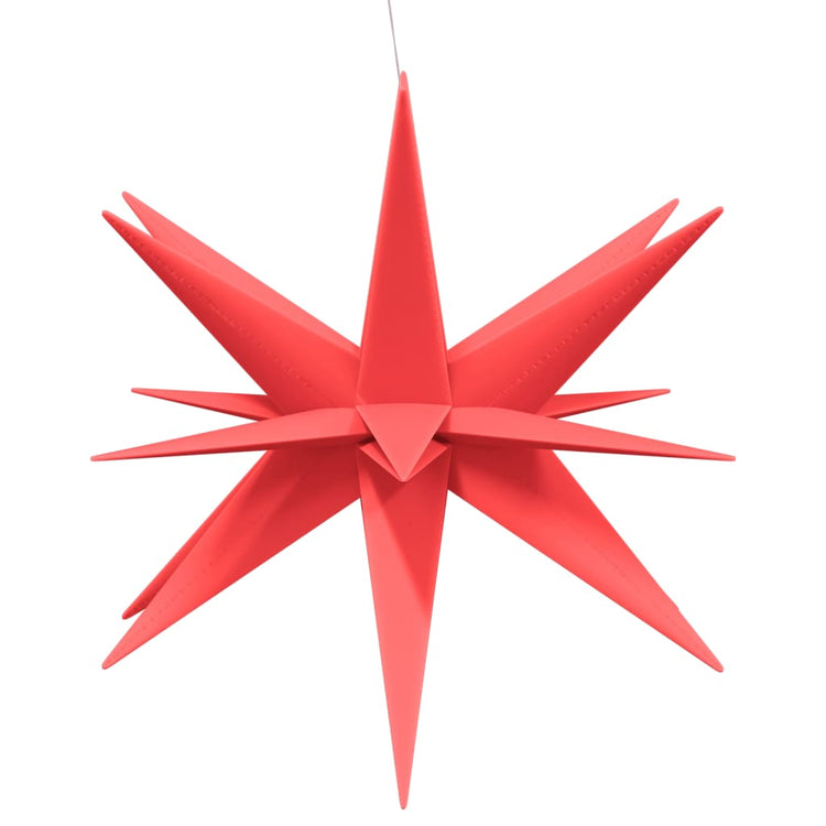 VIDAXL -Weihnachtslampen mit LEDs 3 PCs falten 100 cm rot