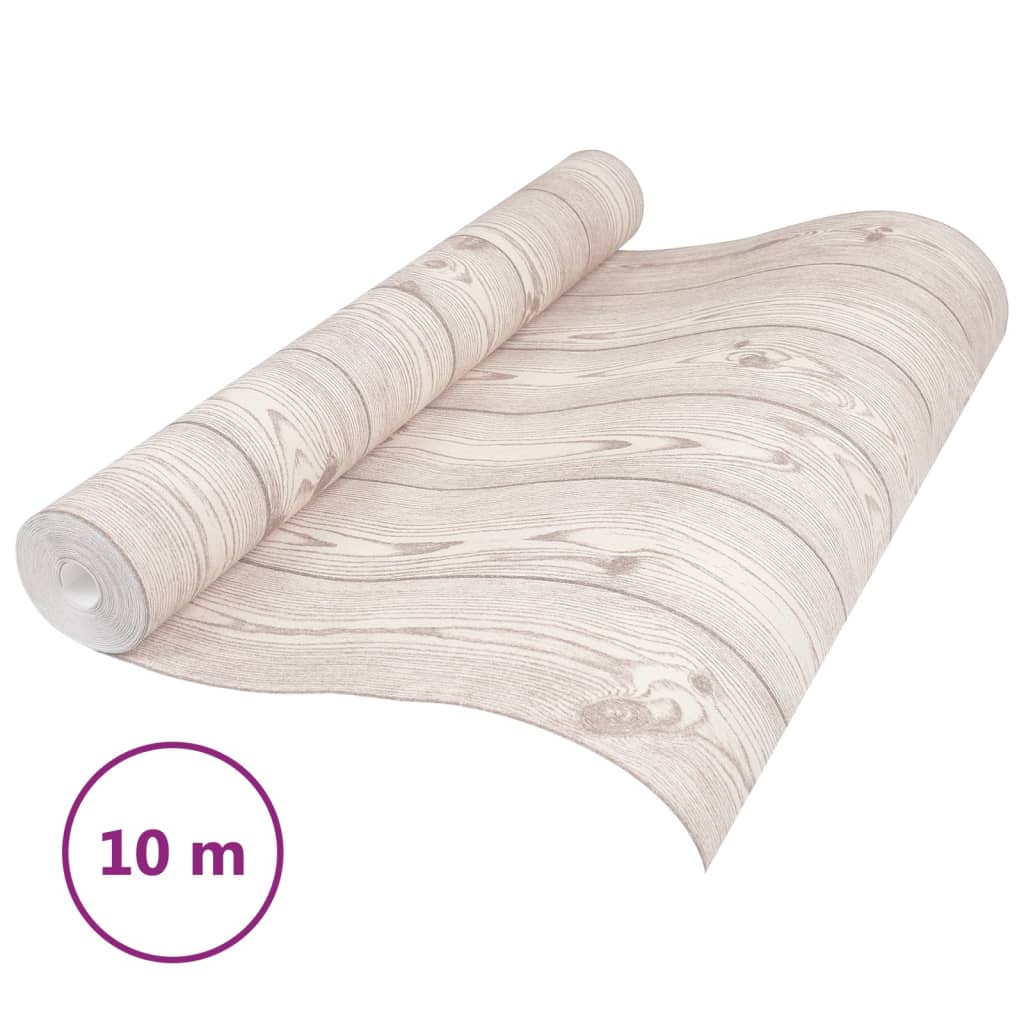 VIDAXL Vordertapete 3d Houtsnven 10x0,53 m Grau