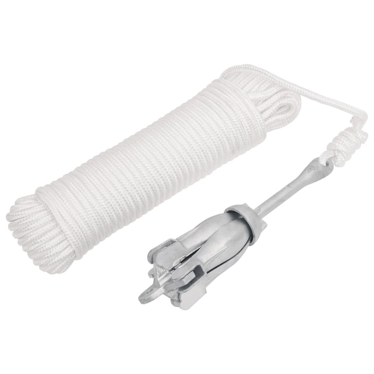 VIDAXL mit Seilfaltbarkeit 1,5 kg schmiedeeisen silberfarben