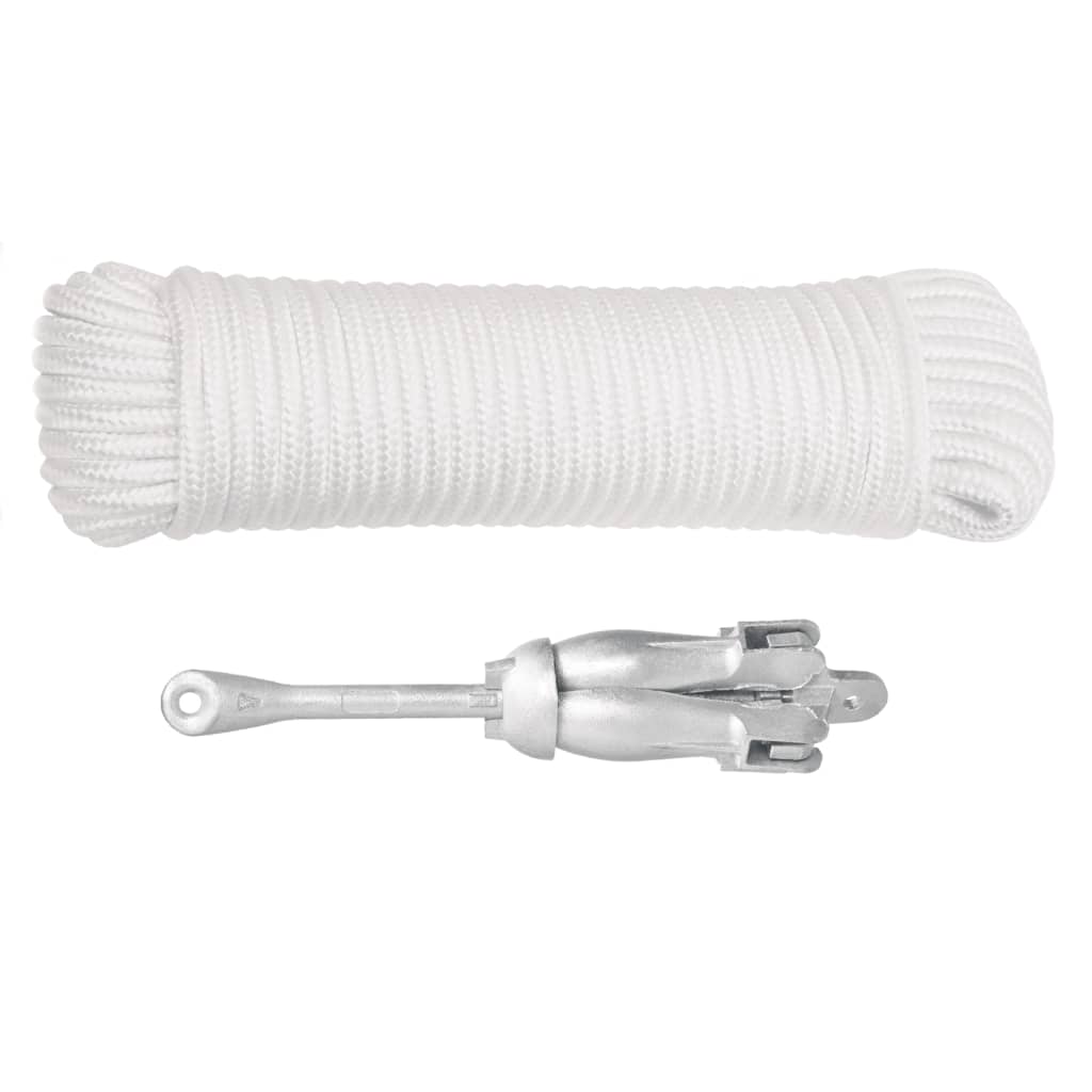 VIDAXL mit Seilfaltbarkeit 1,5 kg schmiedeeisen silberfarben