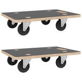 VIDAXL -Möbelhunde 2 St rechteckige 250 kg 60x40x11.5 cm - afbeelding 2