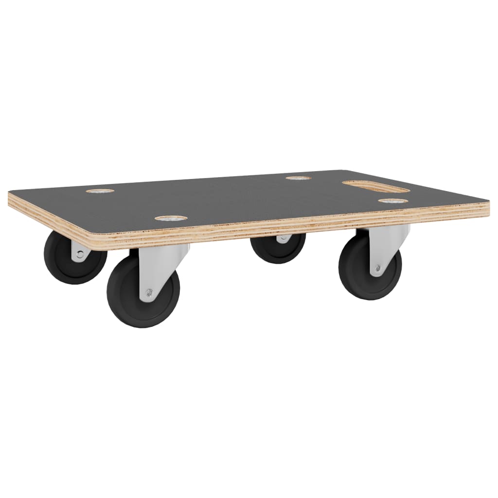 VIDAXL -Möbelhunde 2 St rechteckige 250 kg 80 x 55 x 11,5 cm