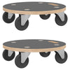VIDAXL -Möbelhunde 2 St rechteckige 250 kg Ø38x11.5 cm