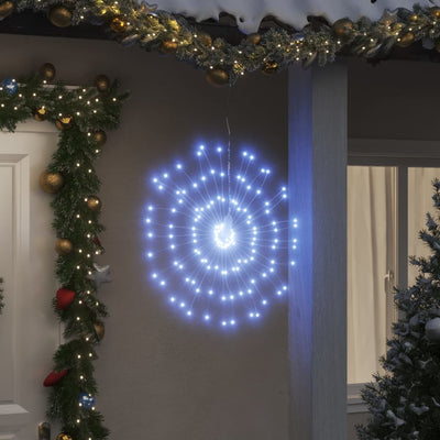 Vidaxl Weihnachtsbeleuchtung Feuerwerk 8 St 140 Kalt -weiße LEDs 17 cm