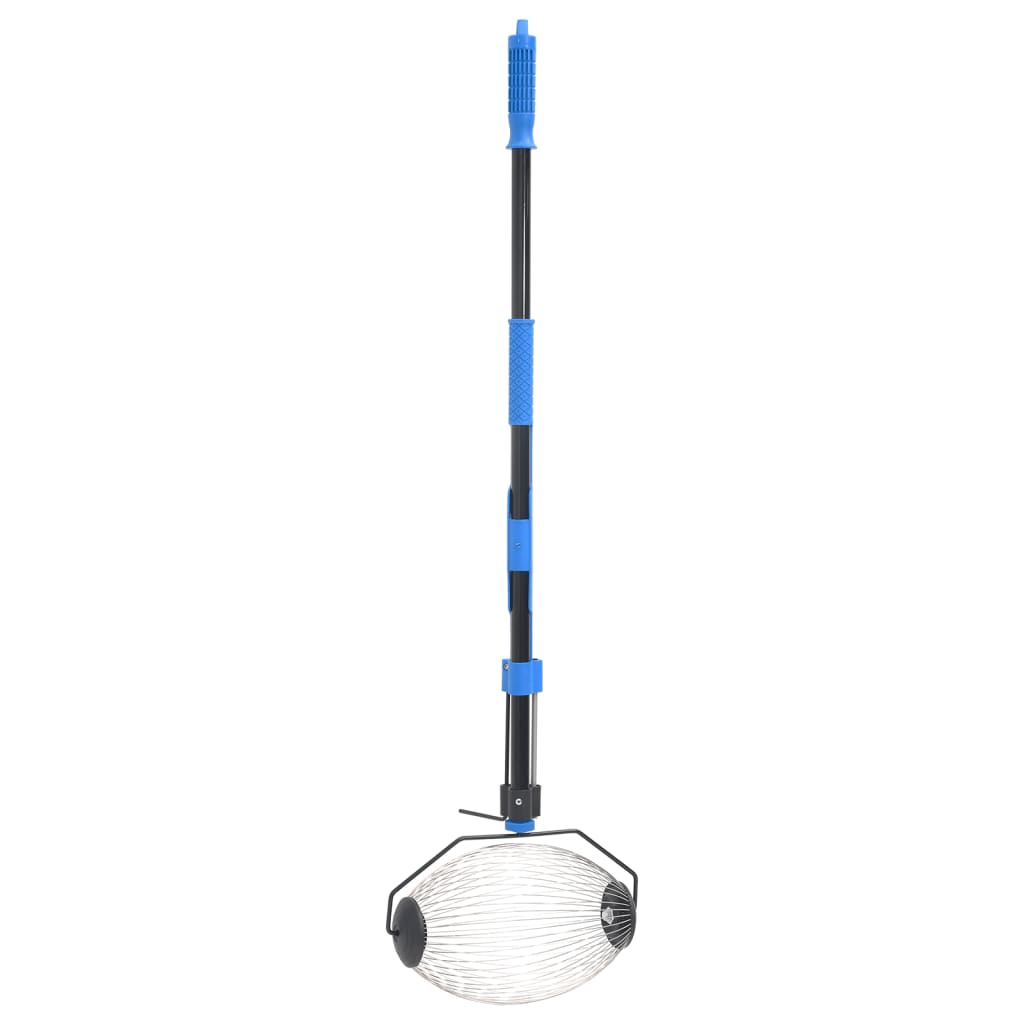 Vidaxl -Nusssammler 127 cm Stahlblau