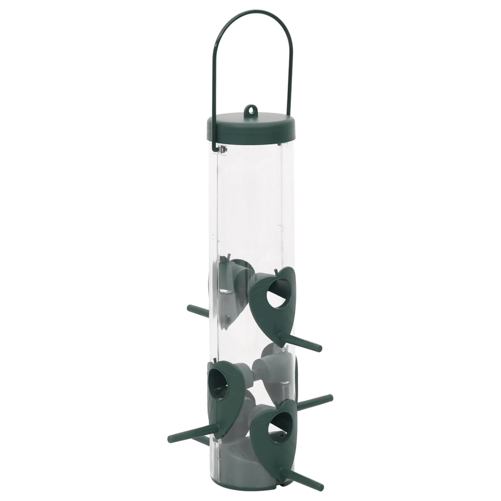 Vidaxl Vogelfutter 3 ST 17x17x32 cm dunkelgrün