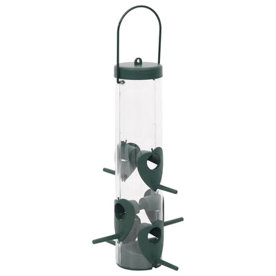 Vidaxl Vogelfutter 3 ST 17x17x32 cm dunkelgrün