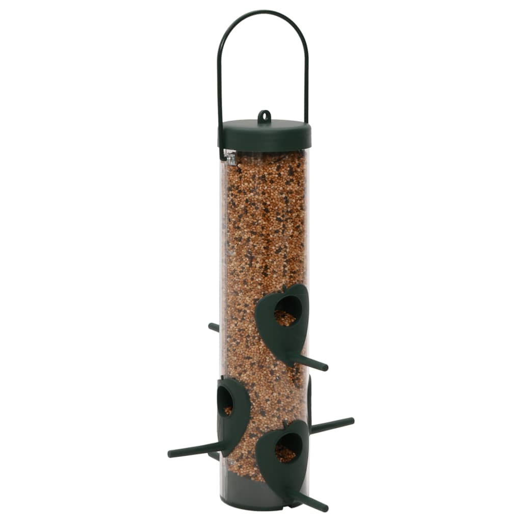 Vidaxl Vogelfutter 3 ST 17x17x32 cm dunkelgrün