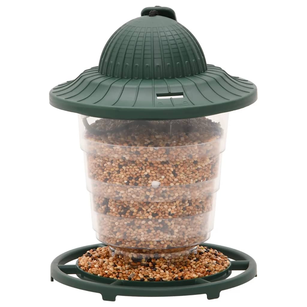 Vidaxl -Vogelfutter 3 PCs 13x13x17 cm dunkelgrün