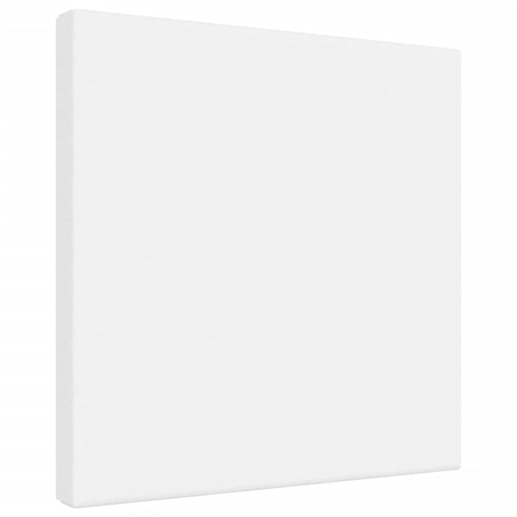 Vidaxl Canvas -Tücher 12 St. Stoff und fester Kiefern weiß