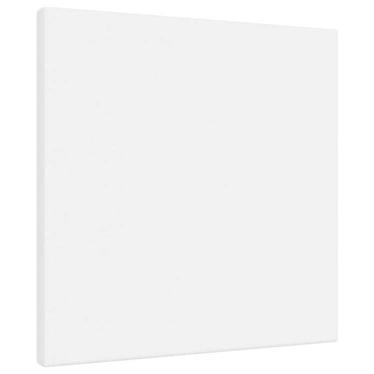 Vidaxl Canvas -Tücher 12 St. Stoff und fester Kiefern weiß