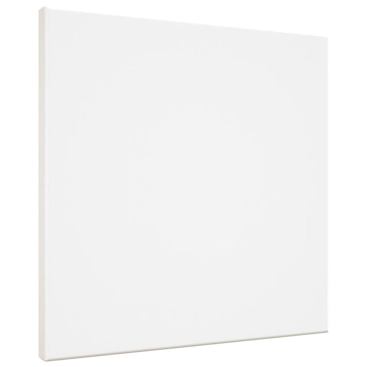 Vidaxl Canvas -Tücher 12 St. Stoff und fester Kiefern weiß