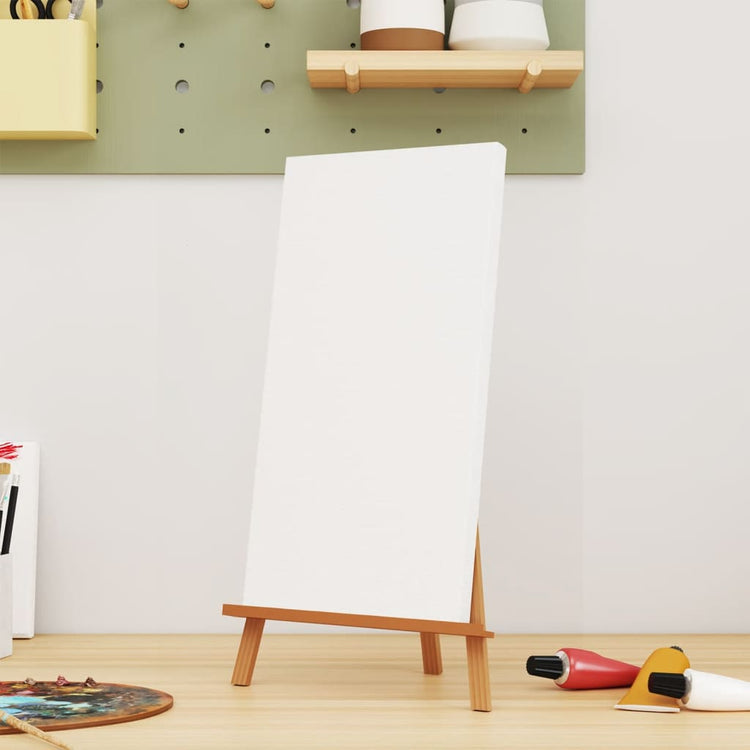 Vidaxl Canvas -Tücher 12 St. Stoff und fester Kiefern weiß